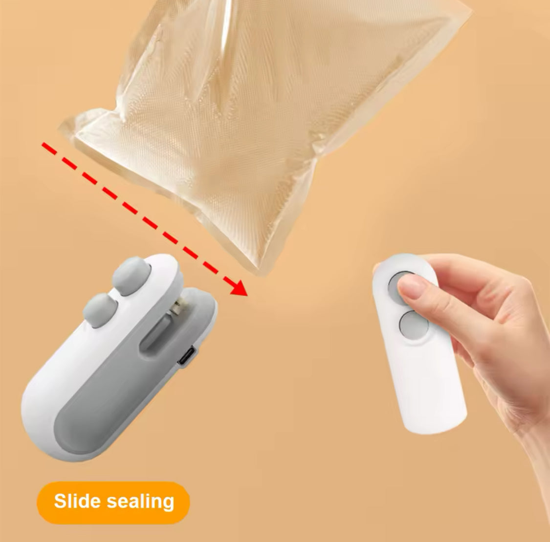 Rechargeable Plastic Bag Sealing Machine, 2 In 1 Mini Heat Bag Sealing Machine, Handheld Plastic Bag Heat Sealer Rechargeable Plastic Bag Sealing Machine, 2 In 1 Mini Heat Bag Sealing Machine, Handheld Plastic Bag Heat Sealer